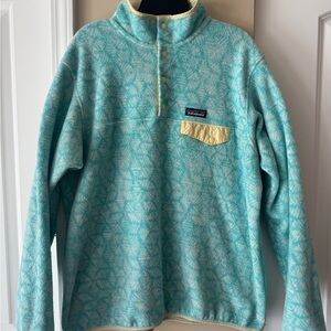 Patagonia Light Blue Fleece with Cream Pocket